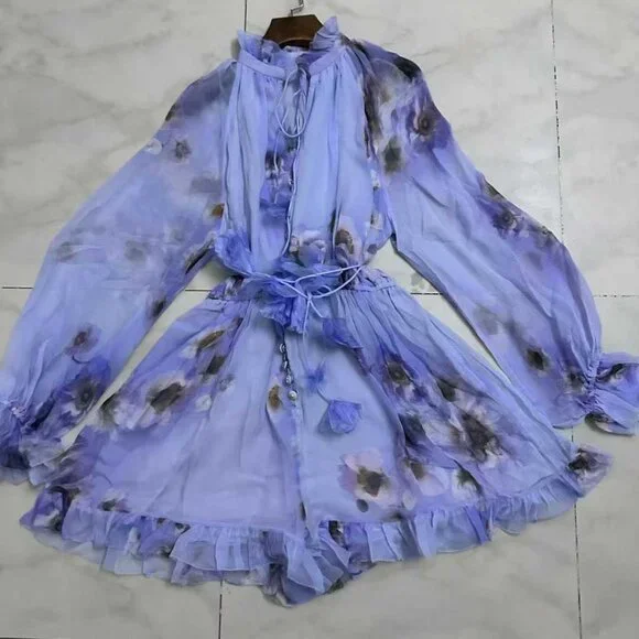 Zimmerman Ruffle Tiered Dress - Picture 1 of 4